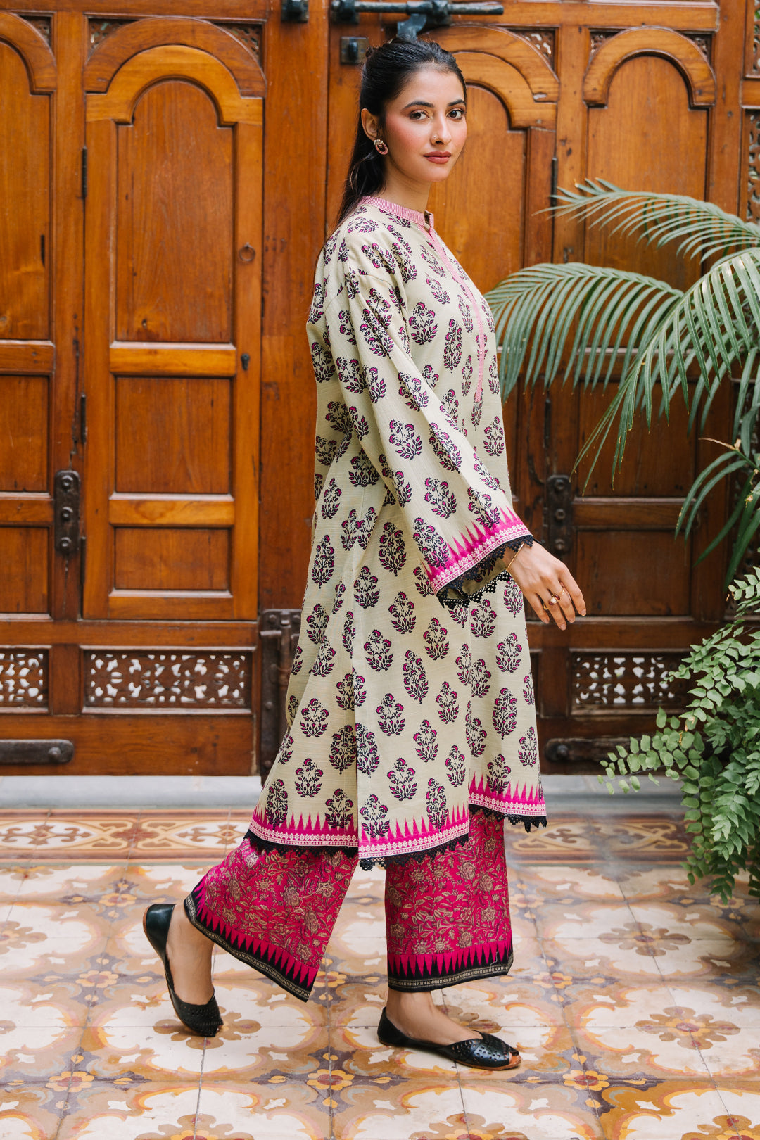 Zellbury | Unstitched 2 Piece Khaddar | Shirt Shalwar - 0260 - House Of Hania