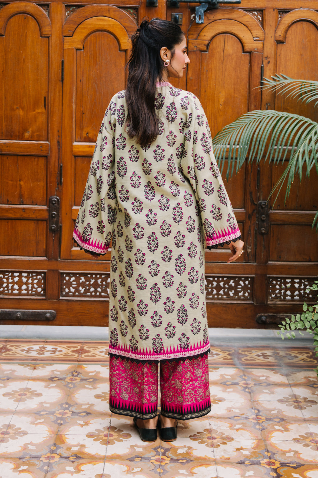 Zellbury | Unstitched 2 Piece Khaddar | Shirt Shalwar - 0260 - House Of Hania