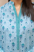 Zellbury | Unstitched 2 Piece Khaddar | Shirt Shalwar - 0337 - House Of Hania