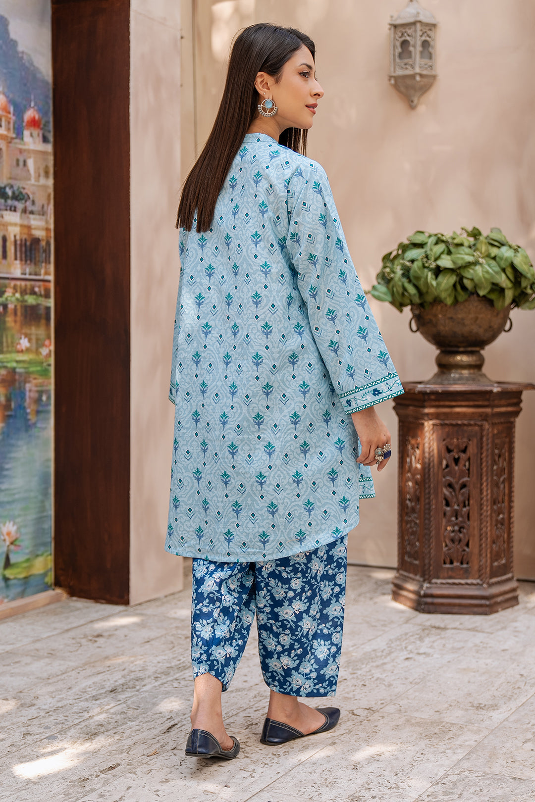 Zellbury | Unstitched 2 Piece Khaddar | Shirt Shalwar - 0337 - House Of Hania