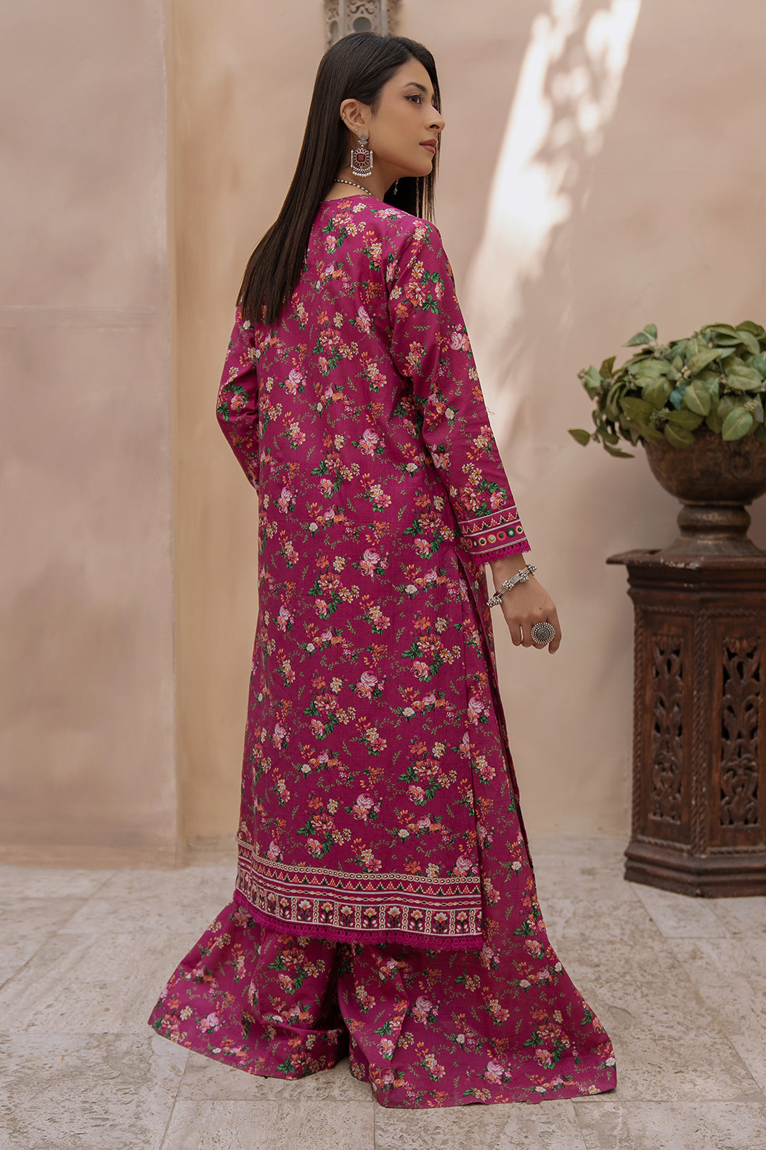 Zellbury | Unstitched 2 Piece Khaddar | Shirt Shalwar - 0340 - House Of Hania