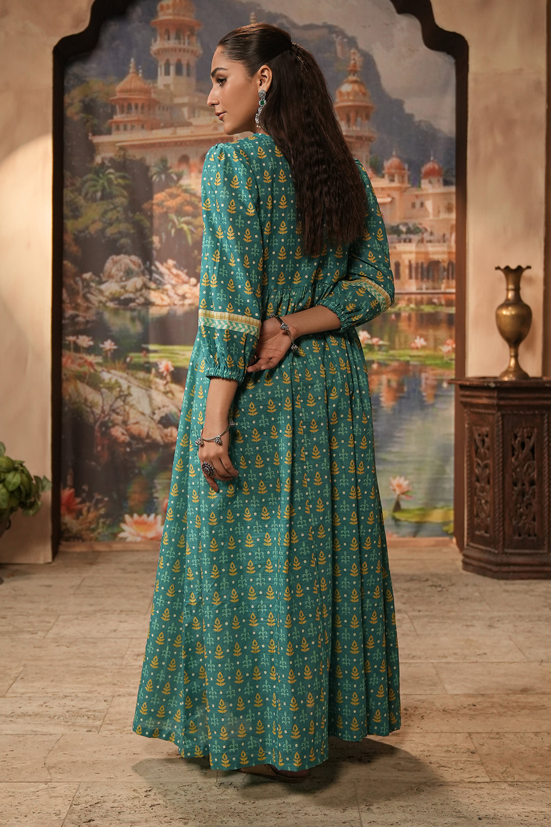Zellbury | Unstitched 2 Piece Khaddar | Shirt Shalwar - 0344 - House Of Hania