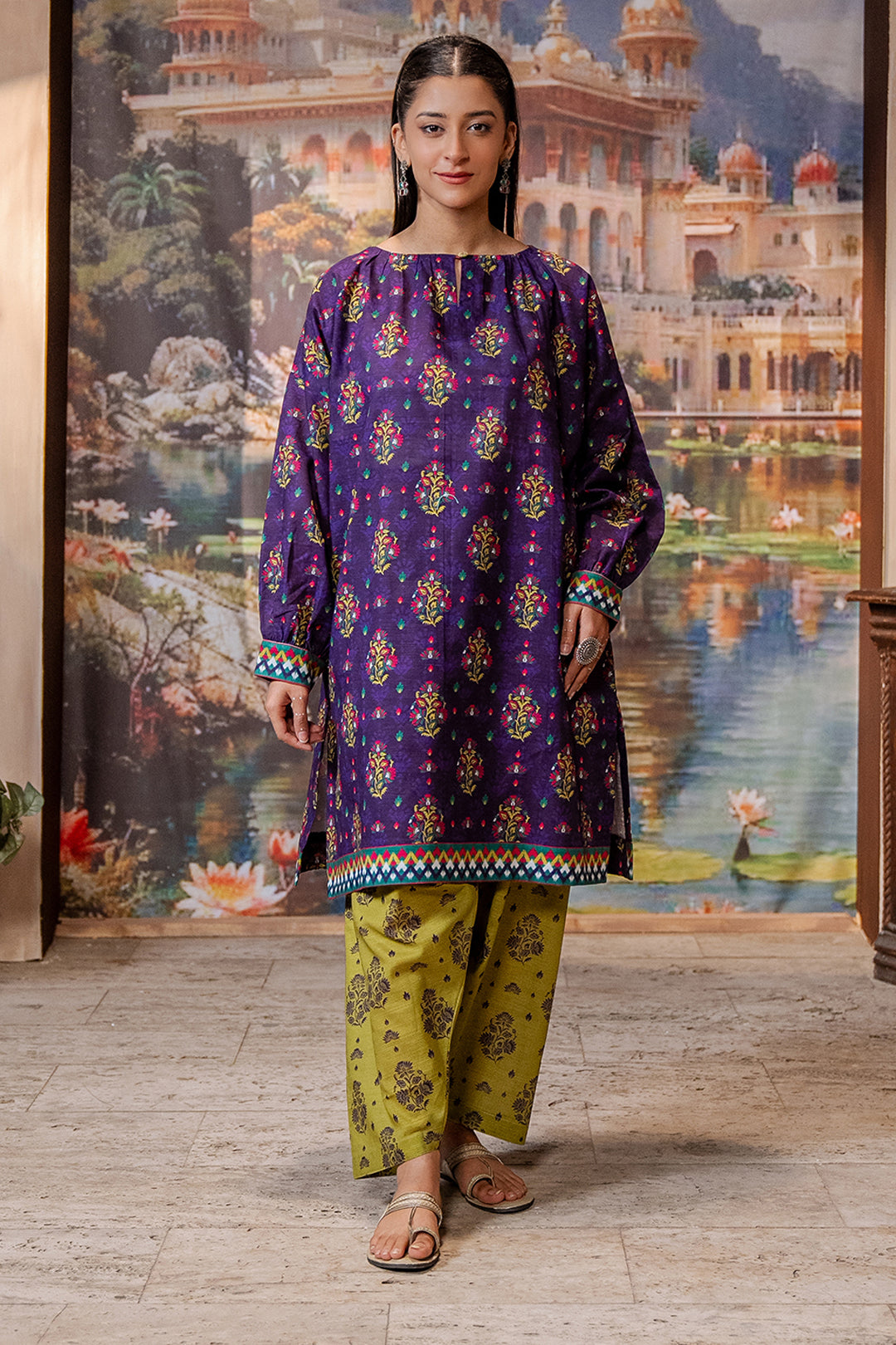 Zellbury | Unstitched 2 Piece Khaddar | Shirt Shalwar - 0429 - House Of Hania