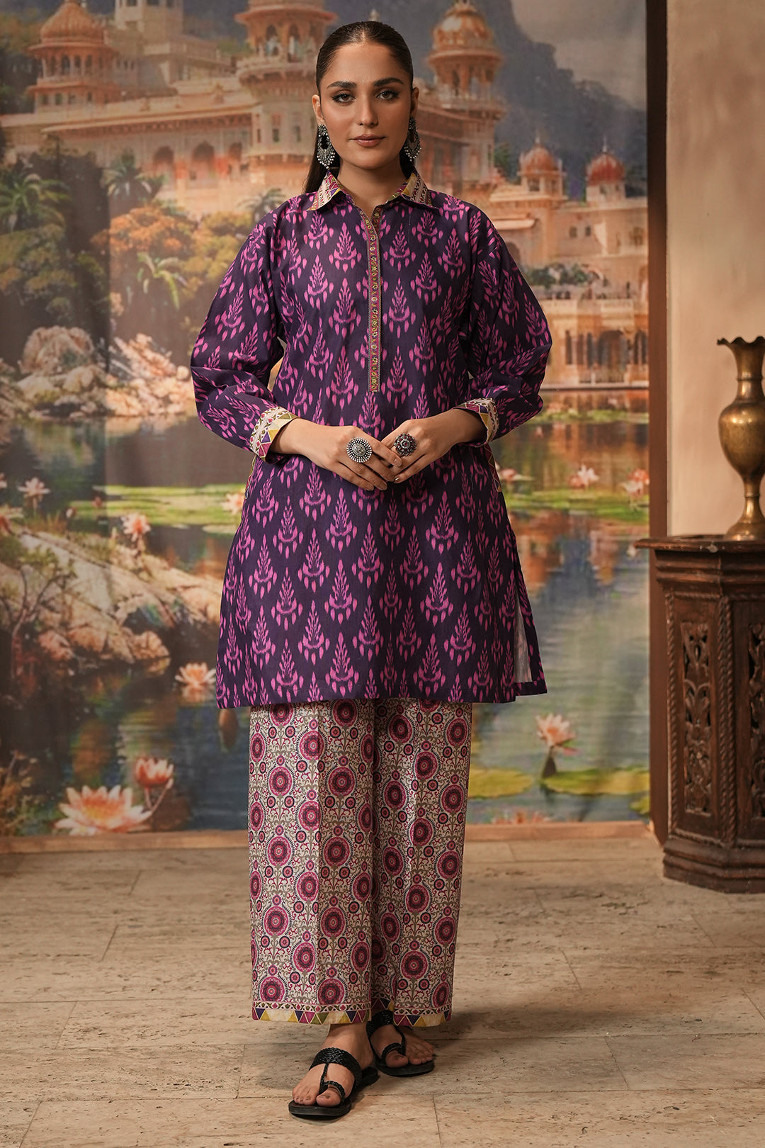Zellbury | Unstitched 2 Piece Khaddar | Shirt Shalwar - 0431 - House Of Hania