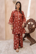 Zellbury | Unstitched 2 Piece Khaddar | Shirt Shalwar - 0434 - House Of Hania