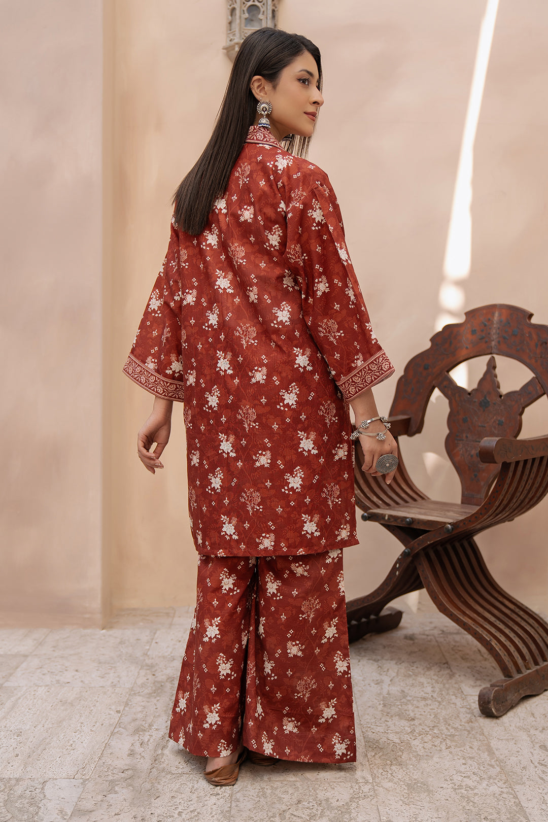 Zellbury | Unstitched 2 Piece Khaddar | Shirt Shalwar - 0434 - House Of Hania