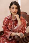 Zellbury | Unstitched 2 Piece Khaddar | Shirt Shalwar - 0434 - House Of Hania