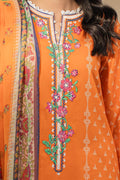 Zellbury | Unstitched 2 Piece Lawn | Embroidered Shirt Dupatta - 1661 - House Of Hania