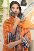 Zellbury | Unstitched 2 Piece Lawn | Embroidered Shirt Dupatta - 1661 - House Of Hania