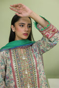 Zellbury | Unstitched 2 Piece Lawn | Embroidered Shirt Dupatta - 1714 - House Of Hania