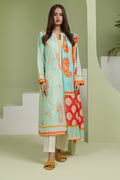 Zellbury | Unstitched 2 Piece Lawn | Embroidered Shirt Dupatta - 1716 - House Of Hania