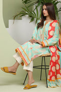 Zellbury | Unstitched 2 Piece Lawn | Embroidered Shirt Dupatta - 1716 - House Of Hania