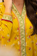 Zellbury | Unstitched 2 Piece Lawn | Embroidered Shirt Shalwar - 0098 - House Of Hania