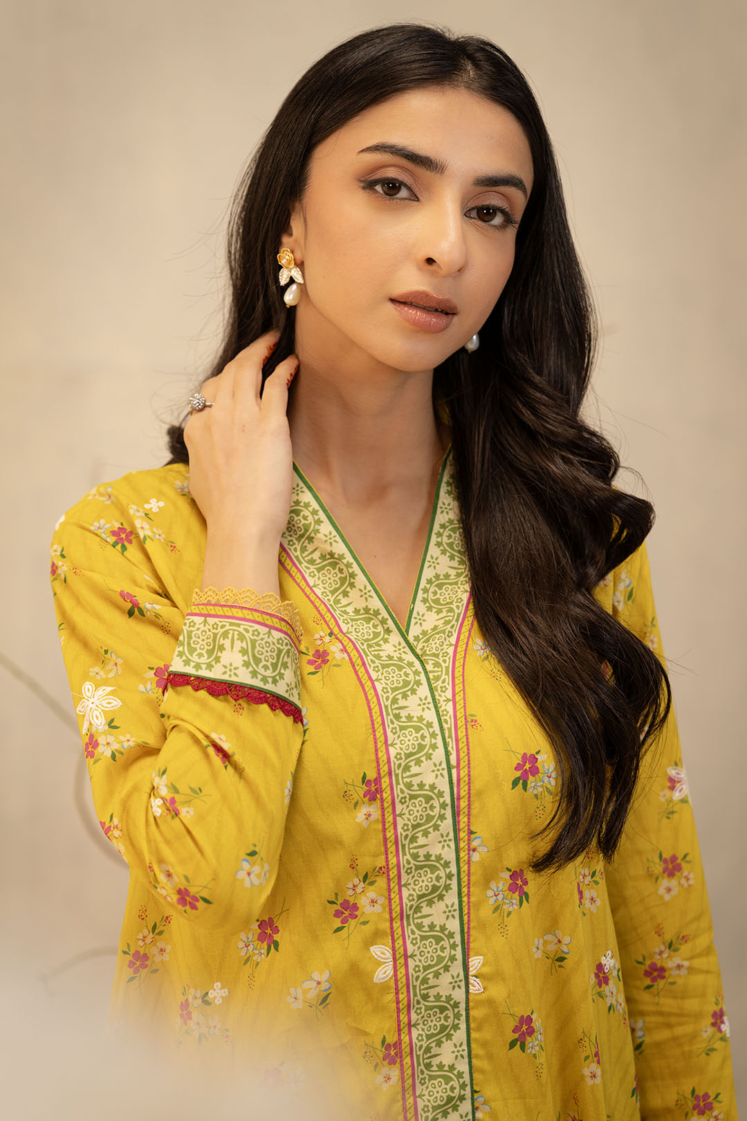 Zellbury | Unstitched 2 Piece Lawn | Embroidered Shirt Shalwar - 0098 - House Of Hania