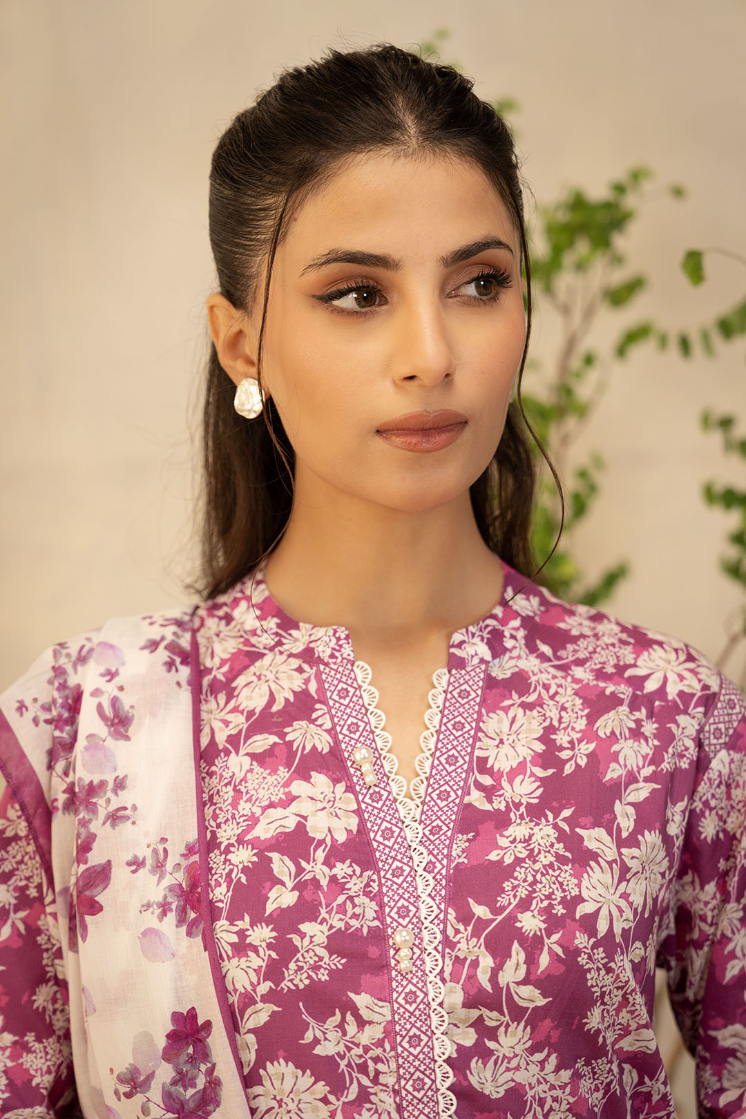Zellbury | Unstitched 2 Piece Lawn | Shirt Dupatta - 0005 - House Of Hania