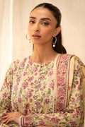 Zellbury | Unstitched 2 Piece Lawn | Shirt Dupatta - 0009 - House Of Hania