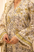 Zellbury | Unstitched 2 Piece Lawn | Shirt Dupatta - 0085 - House Of Hania