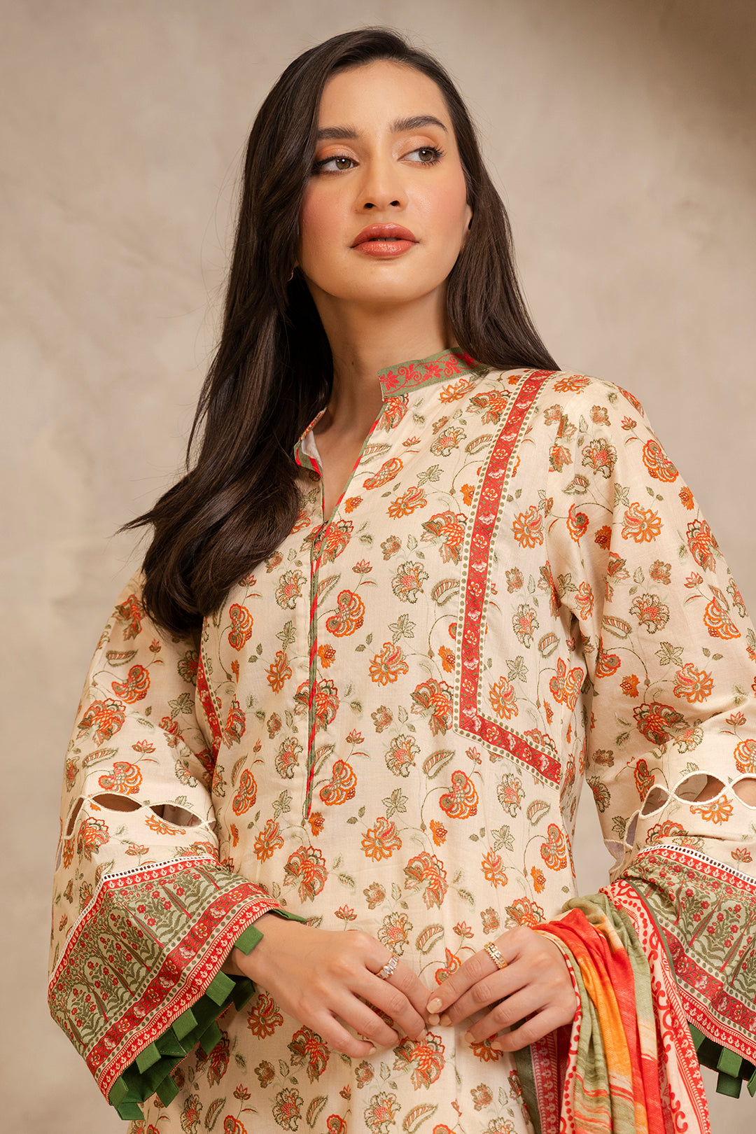 Zellbury | Unstitched 2 Piece Lawn | Shirt Dupatta - 0086 - House Of Hania