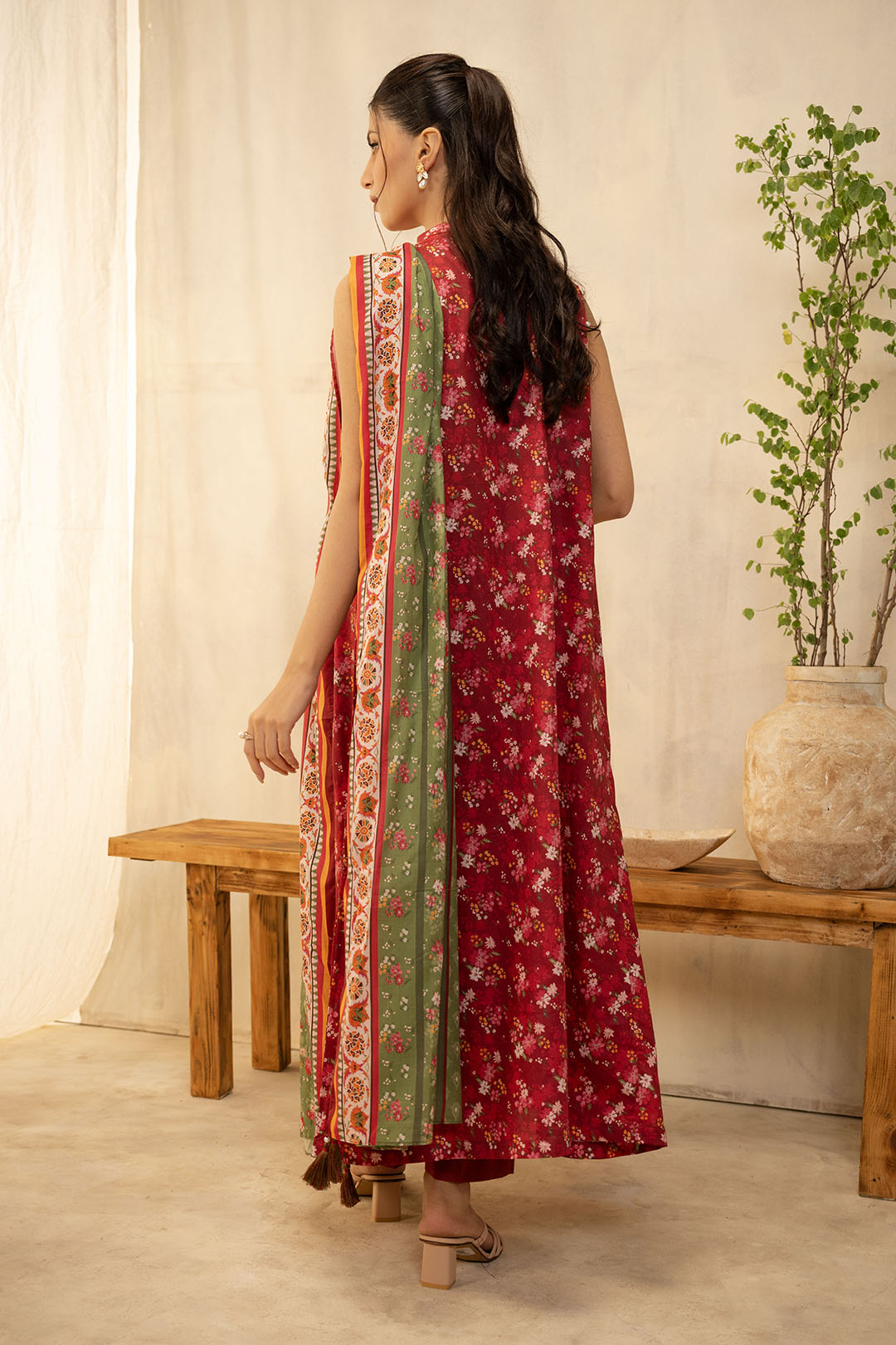 Zellbury | Unstitched 2 Piece Lawn | Shirt Dupatta - 0087 - House Of Hania