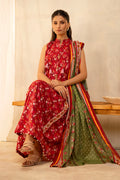 Zellbury | Unstitched 2 Piece Lawn | Shirt Dupatta - 0087 - House Of Hania