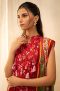 Zellbury | Unstitched 2 Piece Lawn | Shirt Dupatta - 0087 - House Of Hania