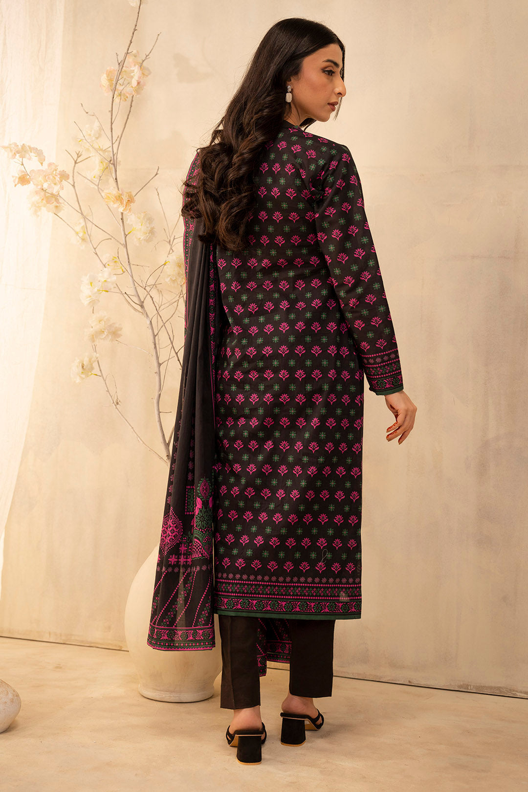 Zellbury | Unstitched 2 Piece Lawn | Shirt Dupatta - 0088 - House Of Hania