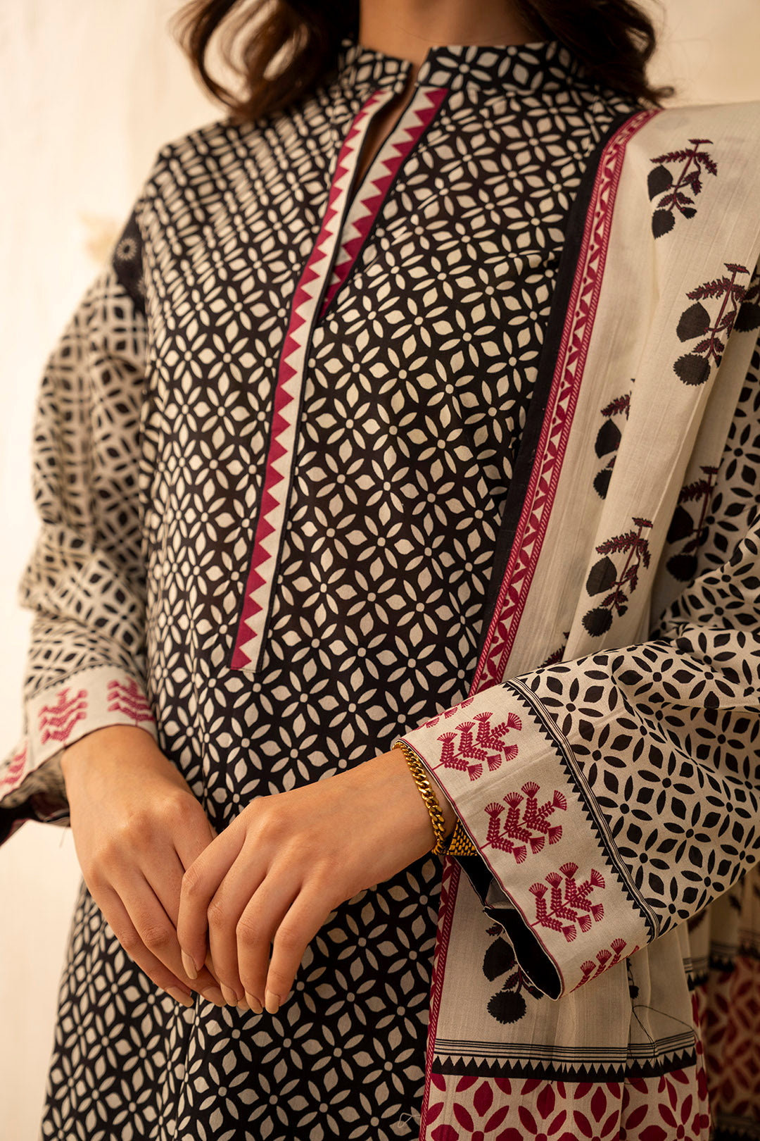 Zellbury | Unstitched 2 Piece Lawn | Shirt Dupatta - 0090 - House Of Hania