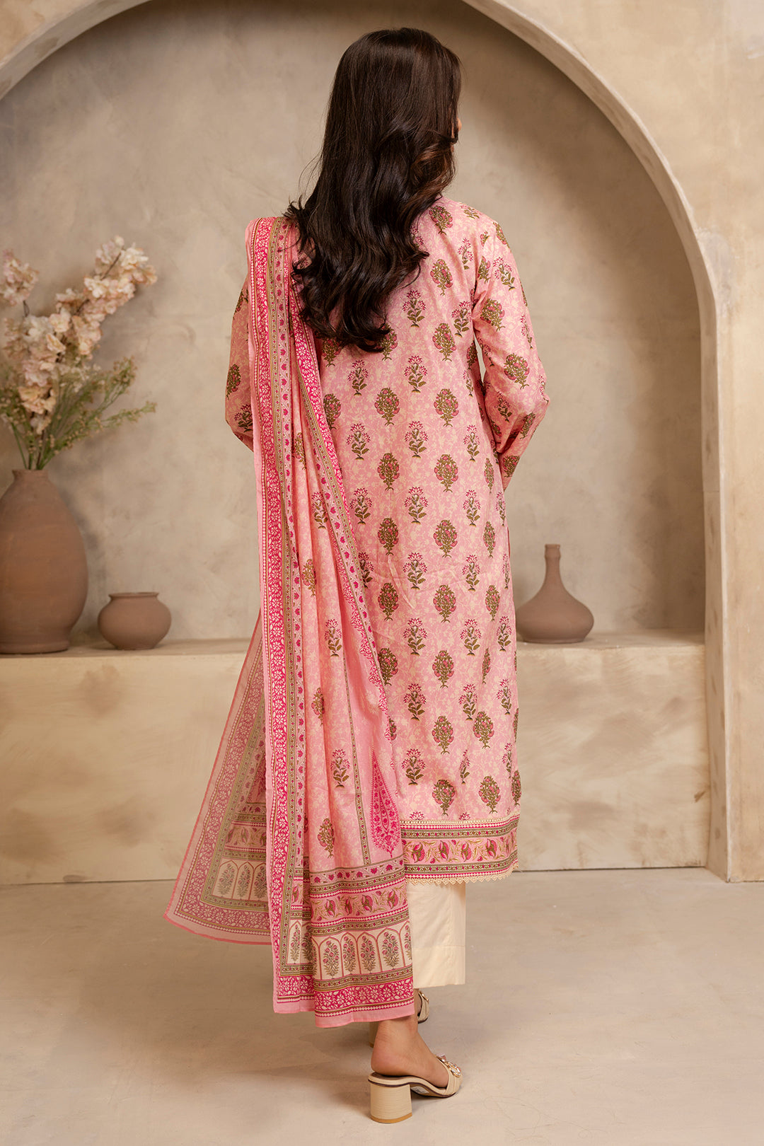 Zellbury | Unstitched 2 Piece Lawn | Shirt Dupatta - 0157 - House Of Hania