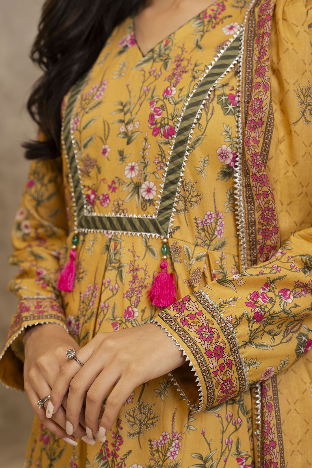 Zellbury | Unstitched 2 Piece Lawn | Shirt Dupatta - 0159 - House Of Hania