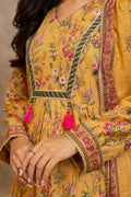 Zellbury | Unstitched 2 Piece Lawn | Shirt Dupatta - 0159 - House Of Hania
