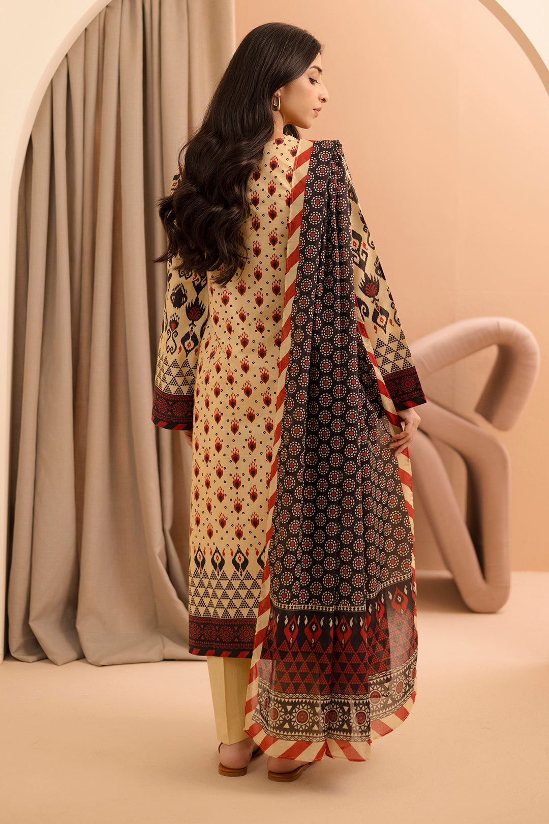 Zellbury | Unstitched 2 Piece Lawn | Shirt Dupatta - 0160 - House Of Hania