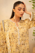 Zellbury | Unstitched 2 Piece Lawn | Shirt Dupatta - 0225 - House Of Hania