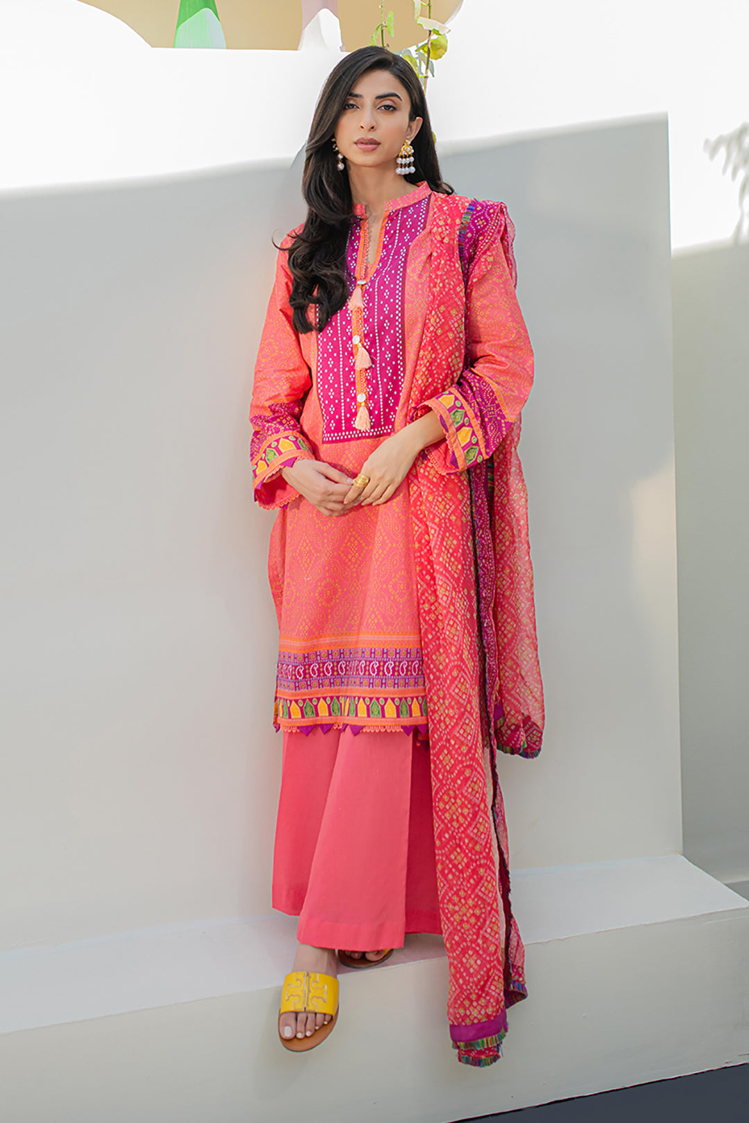 Zellbury | Unstitched 2 Piece Lawn | Shirt Dupatta - 1150 - House Of Hania