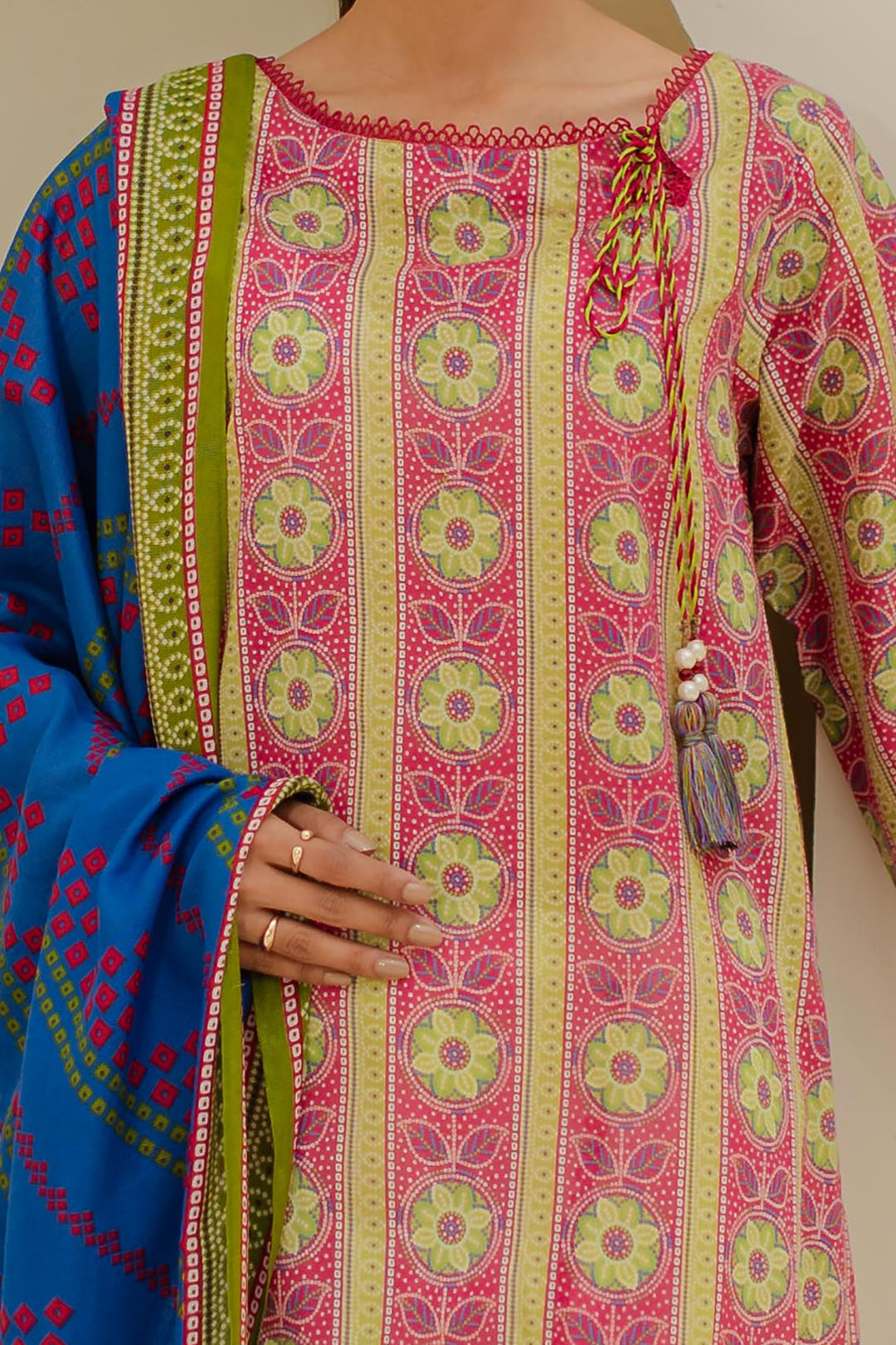 Zellbury | Unstitched 2 Piece Lawn | Shirt Dupatta - 1156 - House Of Hania