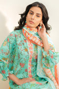 Zellbury | Unstitched 2 Piece Lawn | Shirt Dupatta - 1157 - House Of Hania