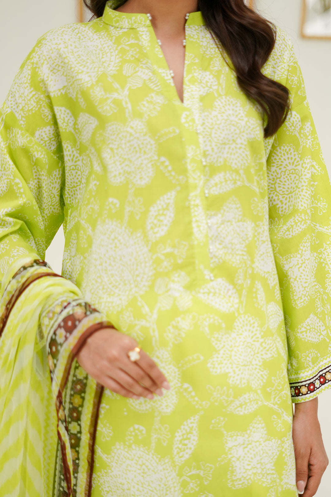 Zellbury | Unstitched 2 Piece Lawn | Shirt Dupatta - 1388 - House Of Hania