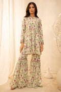 Zellbury | Unstitched 2 Piece Lawn | Shirt Shalwar - 0012 - House Of Hania