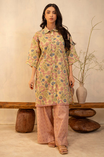 Zellbury | Unstitched 2 Piece Lawn | Shirt Shalwar - 0013 - House Of Hania