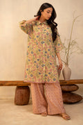 Zellbury | Unstitched 2 Piece Lawn | Shirt Shalwar - 0013 - House Of Hania