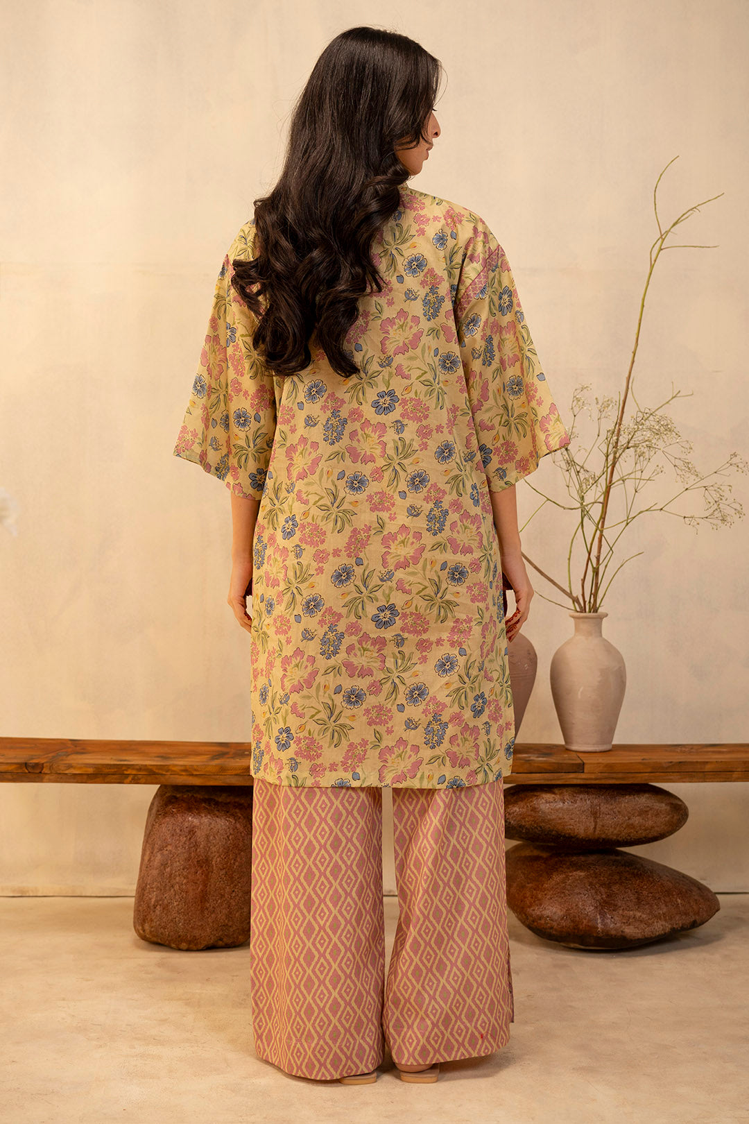 Zellbury | Unstitched 2 Piece Lawn | Shirt Shalwar - 0013 - House Of Hania
