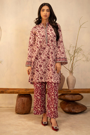Zellbury | Unstitched 2 Piece Lawn | Shirt Shalwar - 0015 - House Of Hania