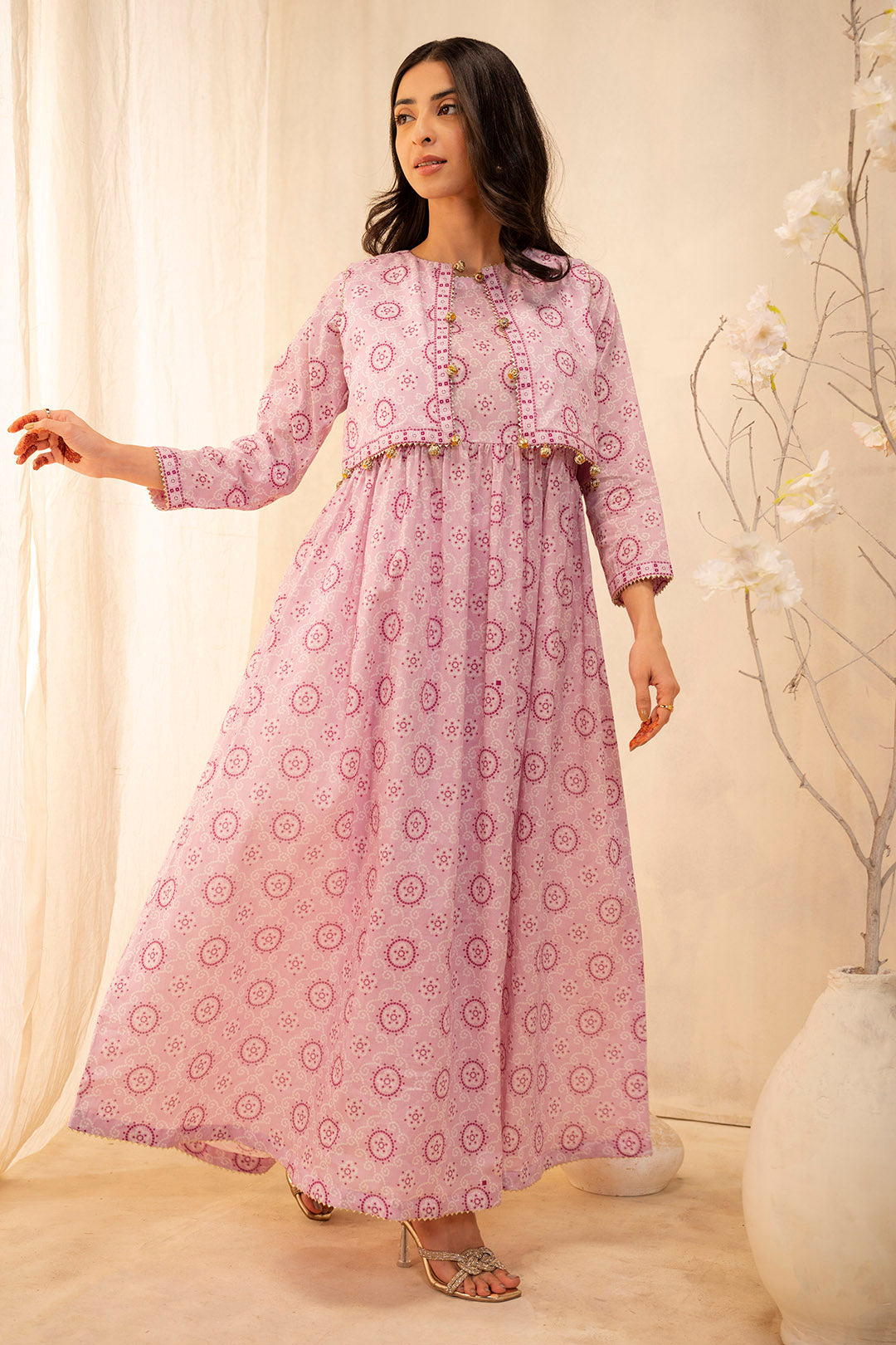 Zellbury | Unstitched 2 Piece Lawn | Shirt Shalwar - 0017 - House Of Hania