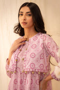 Zellbury | Unstitched 2 Piece Lawn | Shirt Shalwar - 0017 - House Of Hania