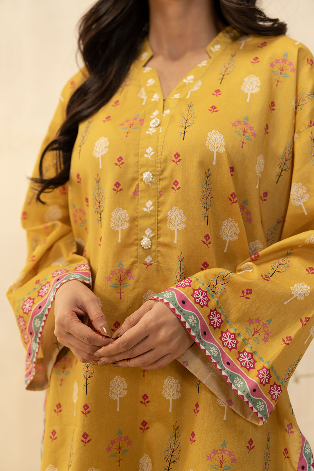 Zellbury | Unstitched 2 Piece Lawn | Shirt Shalwar - 0019 - House Of Hania