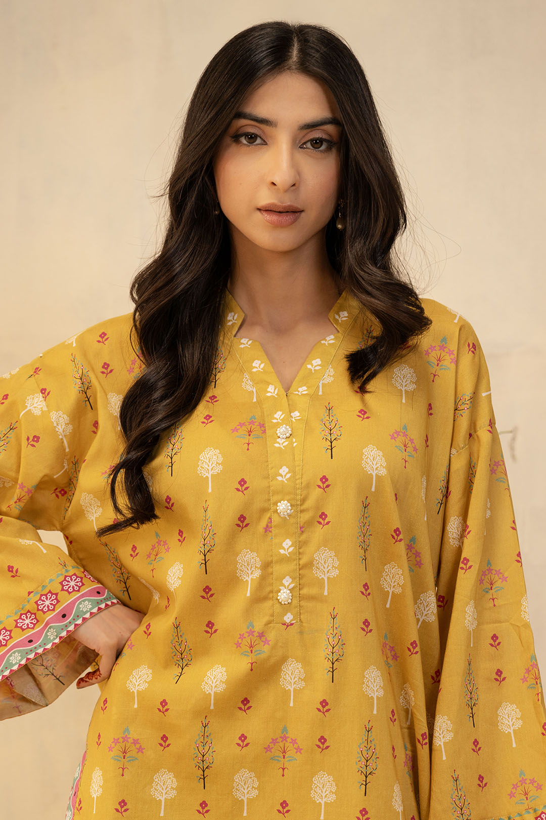 Zellbury | Unstitched 2 Piece Lawn | Shirt Shalwar - 0019 - House Of Hania