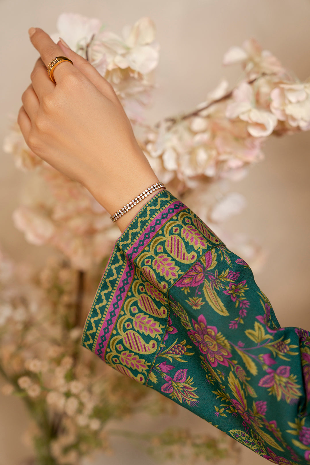 Zellbury | Unstitched 2 Piece Lawn | Shirt Shalwar - 0091 - House Of Hania