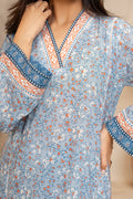 Zellbury | Unstitched 2 Piece Lawn | Shirt Shalwar - 0092 - House Of Hania