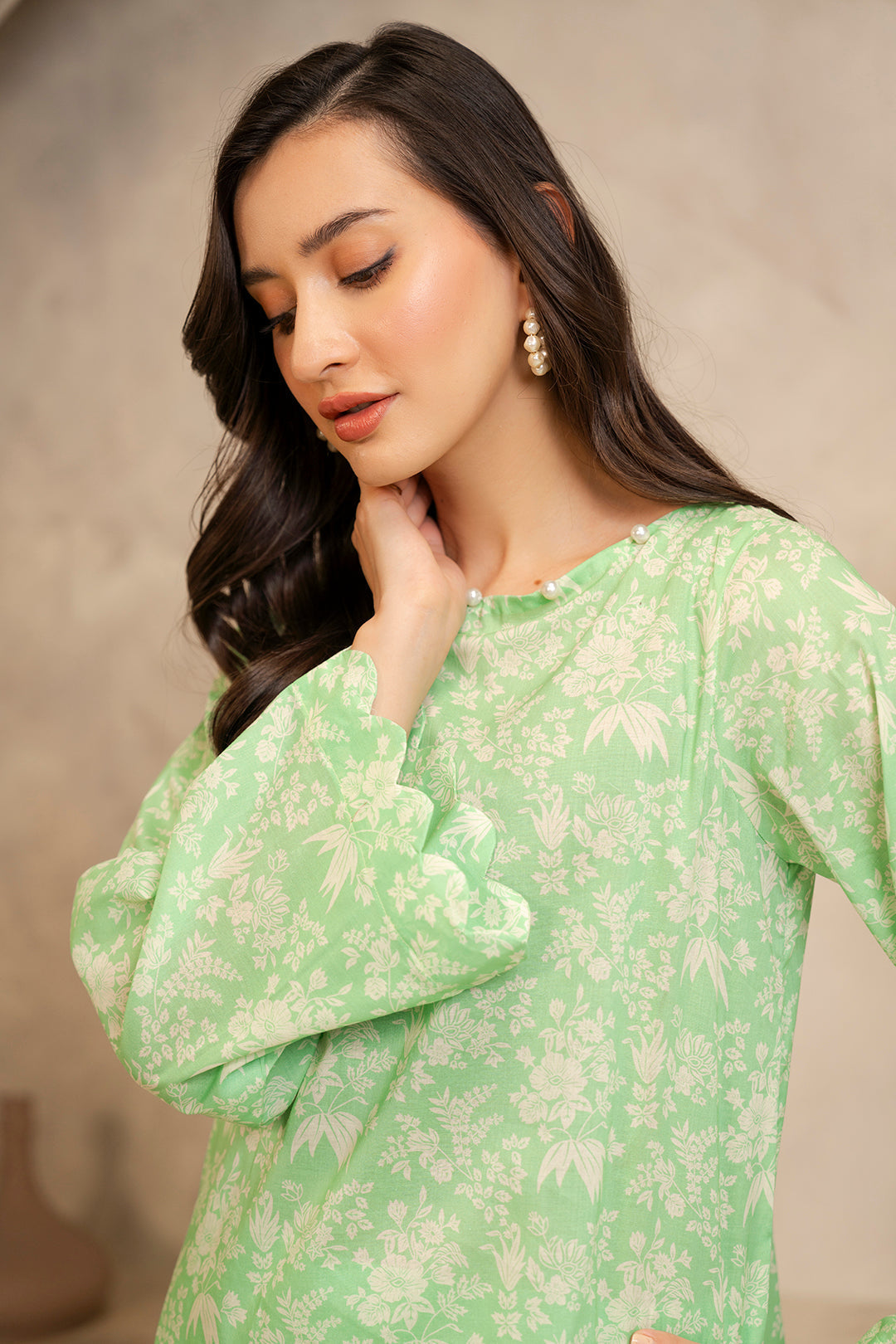Zellbury | Unstitched 2 Piece Lawn | Shirt Shalwar - 0093 - House Of Hania