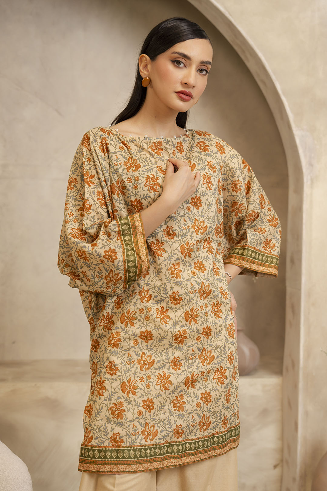 Zellbury | Unstitched 2 Piece Lawn | Shirt Shalwar - 0097 - House Of Hania