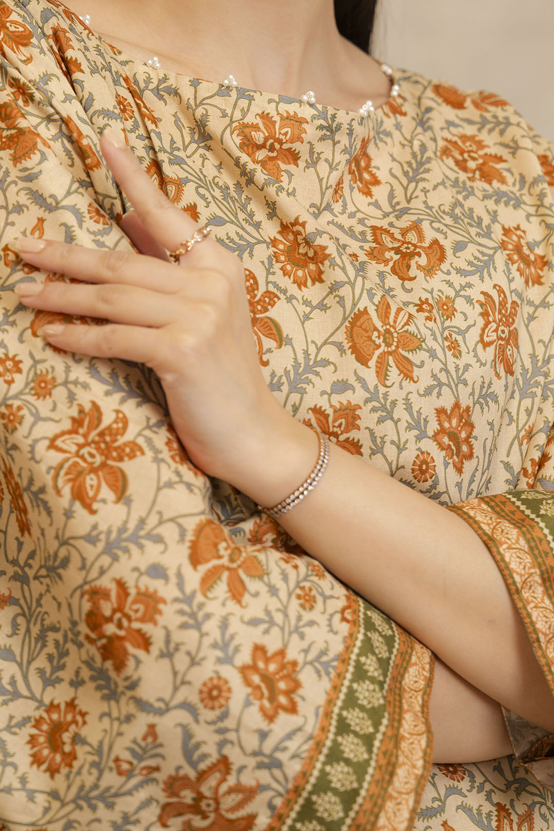 Zellbury | Unstitched 2 Piece Lawn | Shirt Shalwar - 0097 - House Of Hania